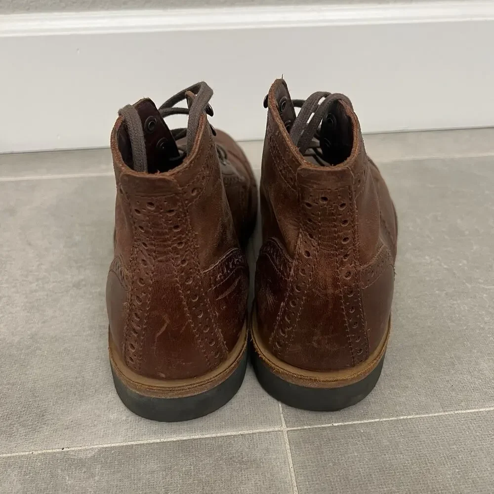 Danner Jack II Mens 9.5 Wide 2E BrownChukka Ankle BLeather Lace Up Boot Shoes